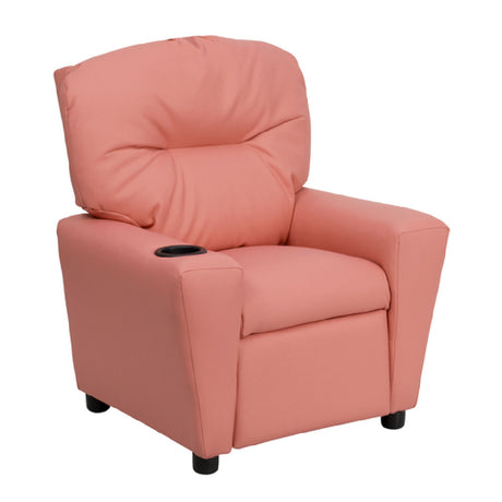 Flash Furniture BT-7950-KID-PINK-GG Kids Recliner 24-1/2"W X 25" 39"D X 28"H