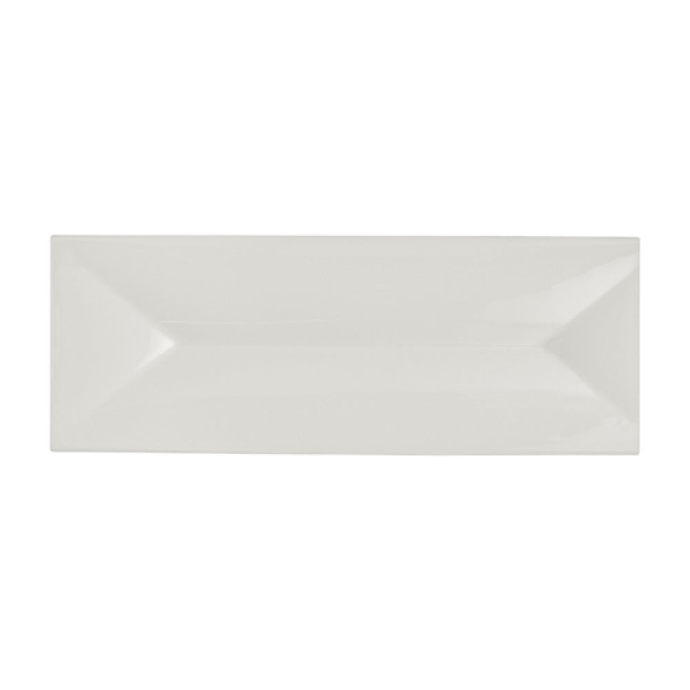 Steelite 51109ST3239 Tray 11.125" X 3.875" X 0.75" White Album