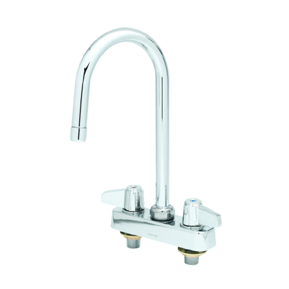 T&S Brass 5F-4CLX03A Equip Workboard Faucet Deck Mount 3" Swivel Gooseneck