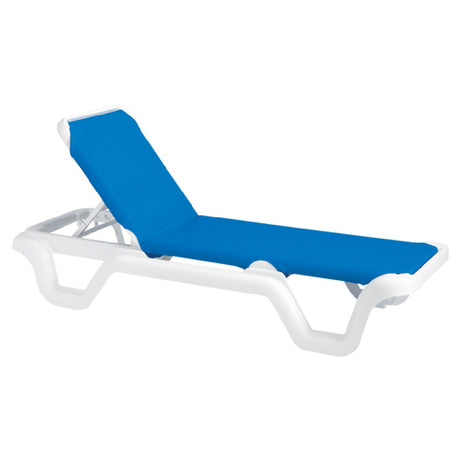 Grosfillex US404006 Marina Chaise Without Arms Adjustable Sling