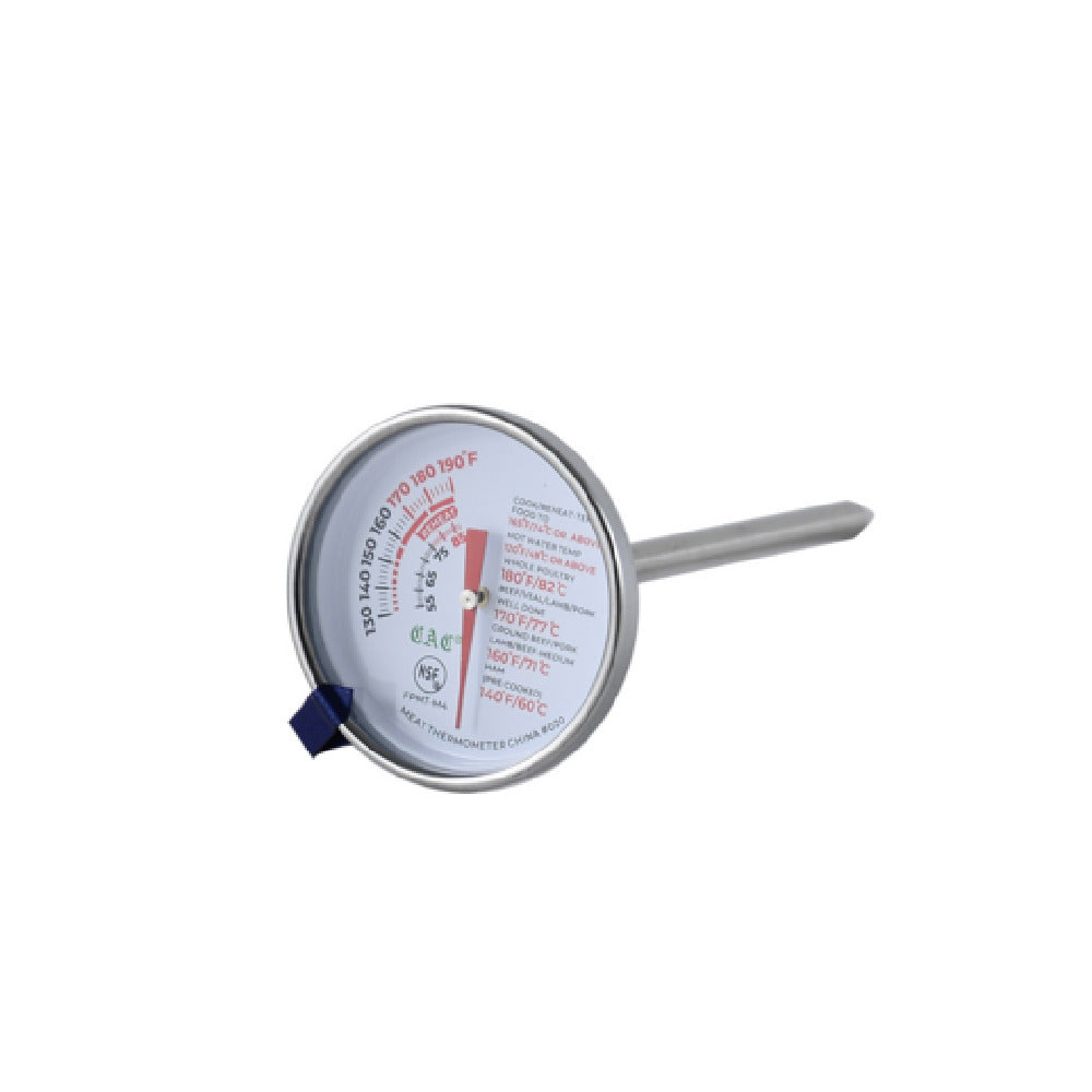 CAC China FPMT-M4 Equil Thermo® Meat Thermometer 2" Dial 5" Probe Length