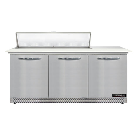 Continental Refrigerator SW72N12C-FB Sandwich Unit Front Breather 72"W