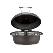 Bon Chef 20300NG-NERO Induction Chafer Without Glass 1-3/4 Gallon (7 Qt) Capacity