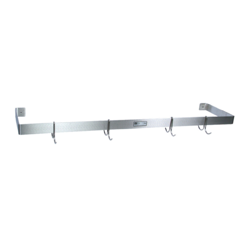 John Boos PRW13A Pot Rack Wall Mount Single Bar