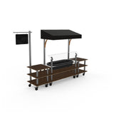 Steelite MGCMLA01WSBW Classic Canopy Cooling Station 130"W X 29 1/2"D X 96"H Mixed Materials