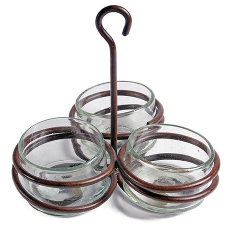 Orion Trading & Design I59-R/NN Condiment Caddy 7" Dia. X 8"H Round