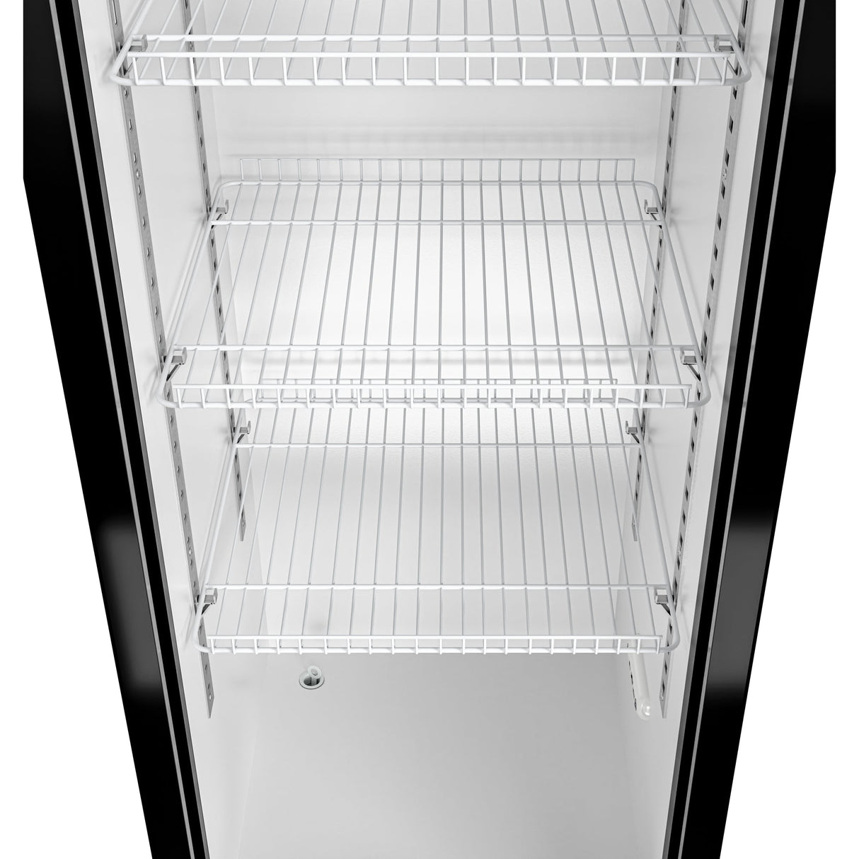 Koolmore KM-MDR-17S KoolMore Slim Commercial Merchandiser Refrigerator 17"W X 19.25"D X 78.20"H