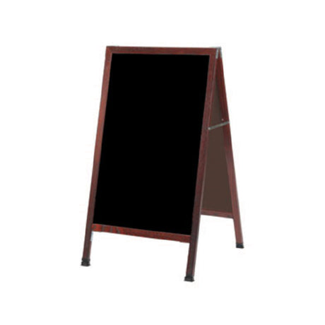 Aarco MA-5SB Sidewalk Markerboard 24"W X 42"H Black Porcelain Board