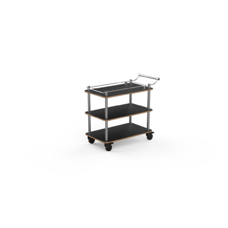 Steelite MGCRNX15MSXX Mogogo Buffet Solutions Roll'n Service Cart 41-1/2" X 21" X 36"H