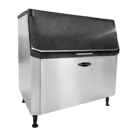 Serv-Ware SWB48-705 - Serv-Ware Ice Bin - 705 Lb Capacity - 48" Wide - Dimension: 48"W X 34.30"D X 46.98"H - Soft-Closing Door - Door Type: Upward Hinged - Exterior Material: Stainless Steel - Interior Material: Food-Grade Polyethylene - Insulation Material: Rigid Polyurethane Foam - CETLus