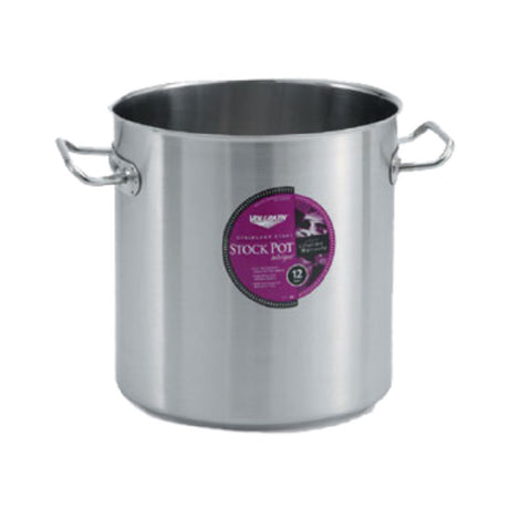 Vollrath 47720 Intrigue® Stock Pot 6-1/2 Quart (6.1L) 18/8 Stainless Steel Body