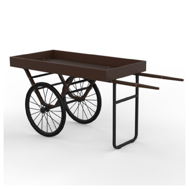 Steelite MGCCNT04DPXX Mogogo Cantine Cart Dark With Copper Wheels