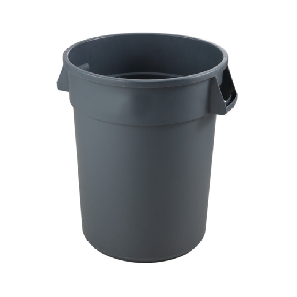 Omcan 47625 (47625) Polyethylene Heavy-duty Gray Trash Can (75.7L) 20 Gallon Capacity