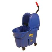 Rubbermaid FG757888BLUE - WaveBrake® Mopping Combo, 35 Qt. Bucket Capacity, Reduces Splashing