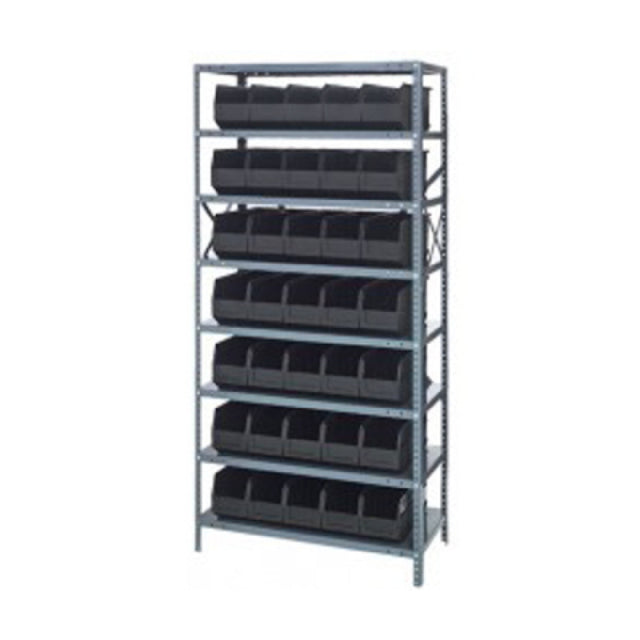 Quantum 1875-461_ORANGE - Shelving Unit, 18"D X 36"L X 75"H, Heavy Duty