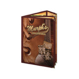 Risch TETBQ 8.5X14-LEATHERETTE Deluxe Sewn Leatherette Menu Cover (specify Color)
