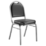 National Public Seating 9210-SV NPS® 9200 Series Premium Stack Chair 300 Lb. Weight Capacity