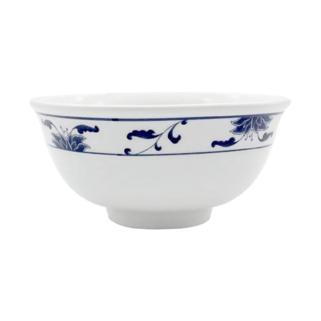 Cameo China 255-99B Blue Lotus Rice Bowl 8 Oz. (240 Ml) 4-1/2" Dia. X 2-1/8"H (11.5 Cm X 5.4 Cm)
