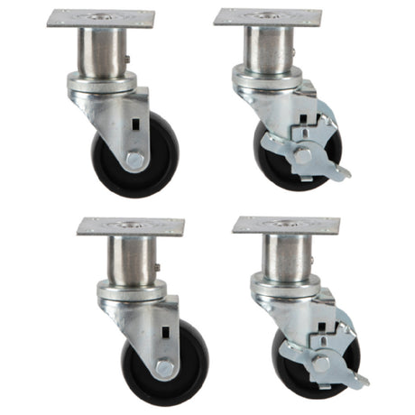 Wolf CASTERS-ADJRR4 Casters 6" Adjustable (set Of 4) (2 With Locks)