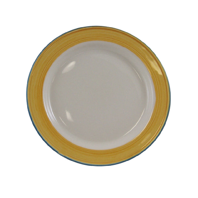 Steelite 15300214 Slimline Plate 6-1/4" Dia. Round