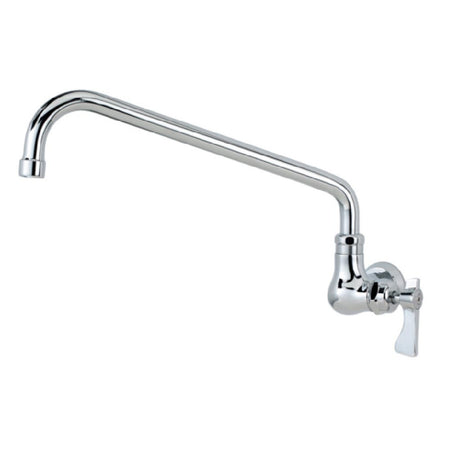 Krowne 16-171L Krowne Royal Series Single Wall Mount Faucet 12" Swing Spout 1/2" NPS Male Inlets