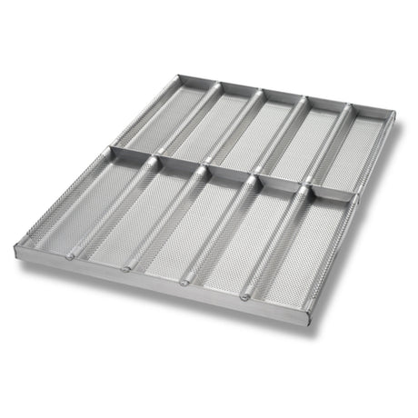 Chicago Metallic 49015 Sub Sandwich Roll Pan Full Size 17-3/4" X 25-3/8" X 3/4" Overall