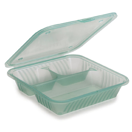 GET Enterprises EC-16-JA G.E.T Food Container 9"L X 9"W X 2"H 3-compartment