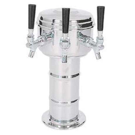 Micro Matic MTM-3PSSKR Mini-Mushroom Draft Beer Tower Countertop 7-5/16" Dia. X 14"H