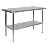 Flash Furniture NH-WT-2448-GG Prep And Work Table 48"W X 24"D X 36"H Undershelf