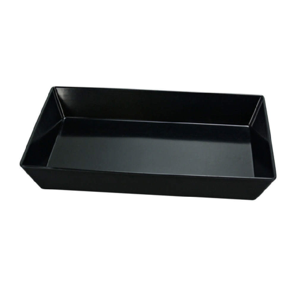 Yanco RM-618BK Rome Plate 17-3/4"L X 11-3/4"W X 2-1/2"H Rectangular