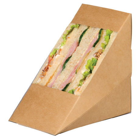 PacknWood 209KCK8512 - Sandwich Wedge Box, 4.8" X 3.2" X 4.8"H, Triangular