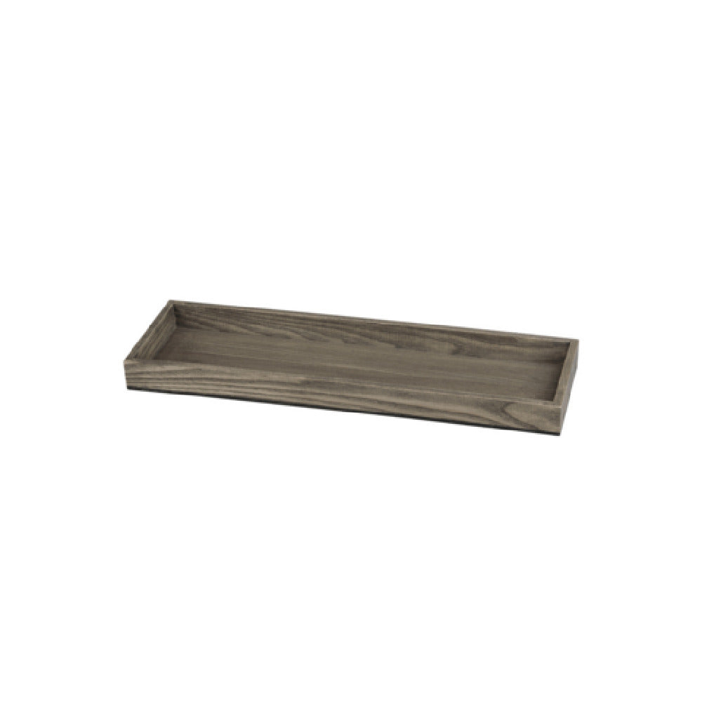 FOH BHO245NAW18 Smart Buffet Ware® T-Collection Wood Tray 2/4 Size X 1.5" Truffle