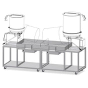 Gold Medal 2622-00-120 - Twin Karmel Kool System (for Mark 10/20), Modular Table System