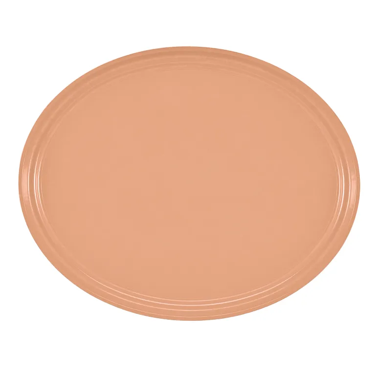 Cambro 2700117 Serving Camtray® Oval 22" X 26-7/8" Dark Peach