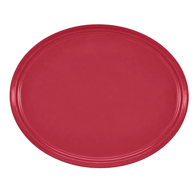 Cambro 2700221 Serving Camtray® Oval 22" X 26-7/8" Ever Red