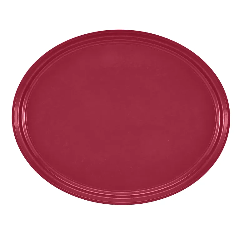 Cambro 2700505 Serving Camtray® Oval 22" X 26-7/8" Cherry Red