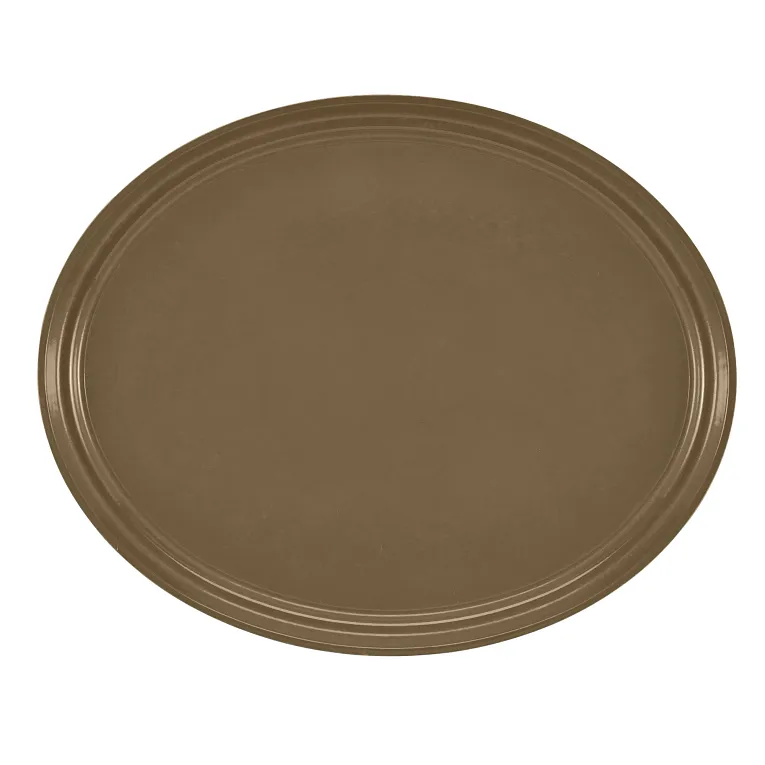 Cambro 2700513 Serving Camtray® Oval 22" X 26-7/8" Bay Leaf Brown