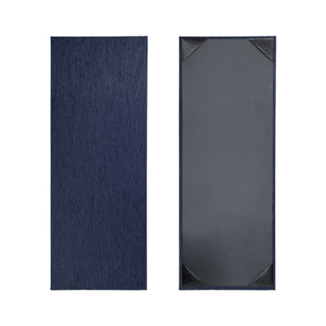 Risch STERLING-1V 4.25X11 Sterling Hardback Shimmer Metallic Menu Cover (specify Color)