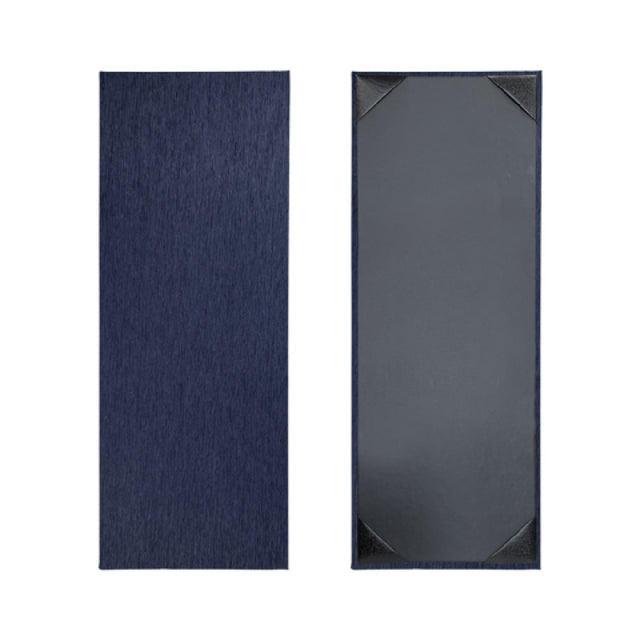 Risch STERLING-1V 4.25X11 Sterling Hardback Shimmer Metallic Menu Cover (specify Color)