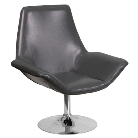 Flash Furniture CH-102242-GY-GG Hercules Sabrina Series Swivel Reception Chair