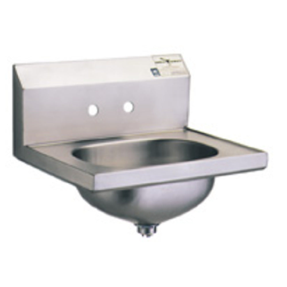 Eagle HSA-10-1X Hand Sink Wall Mount 13-1/2" Wide X 9-3/4" Front-to-back X 6-3/4" Deep Bowl