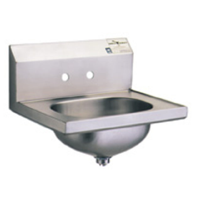 Eagle HSA-10-3VP Hand Sink Wall Mount 13-1/2" Wide X 9-3/4" Front-to-back X 6-3/4" Deep Bowl