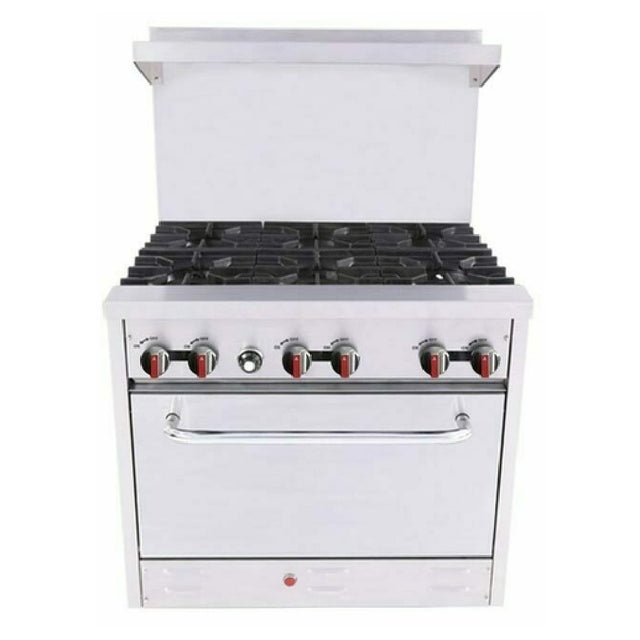 BakeMax BAS36O Restaurant Series Range Natural Gas 36"