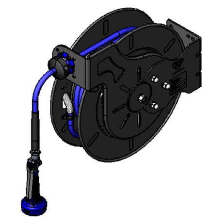 T&S Brass B-7242-08H Hose Reel System Open 3/8" X 50' Hose With High Flow JetSpray Valve