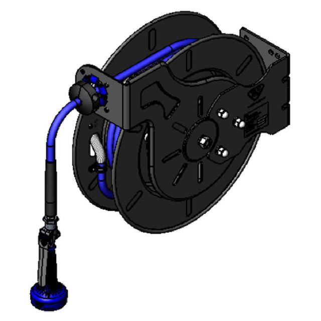 T&S Brass B-7242-08H Hose Reel System Open 3/8" X 50' Hose With High Flow JetSpray Valve