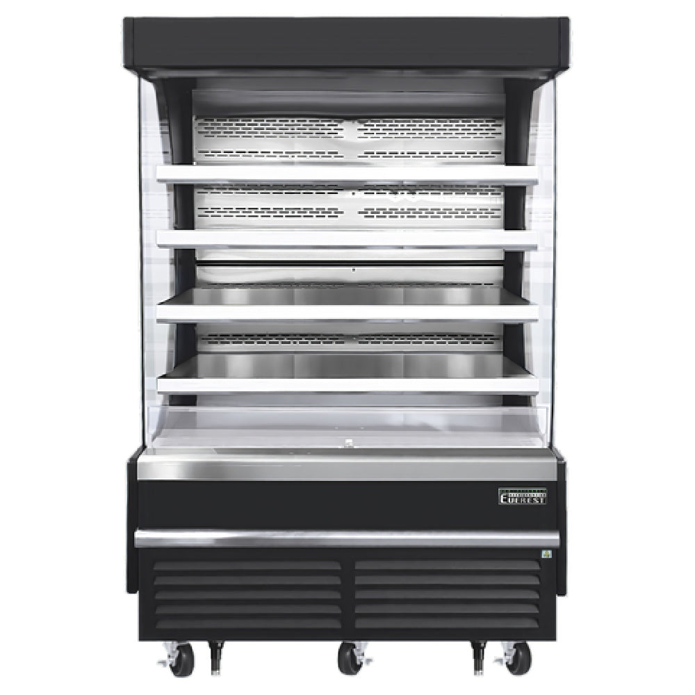 Everest Refrigeration EOMV-60-B-35-T Vertical Open Display Merchandiser 60"W X 34-1/4"D X 78"H