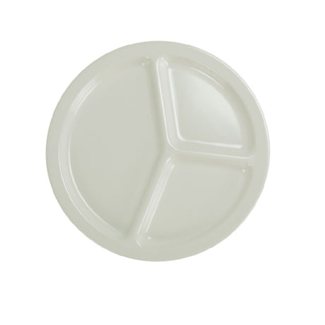 Yanco MS-710IV Milestone Compartment Plate 10" Dia. 3-compartments