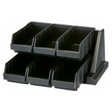 Cambro 6RS6110 Versa Organizer Rack With (6) Bins 20-1/8"L X 17-1/4"D X 9-1/4"H