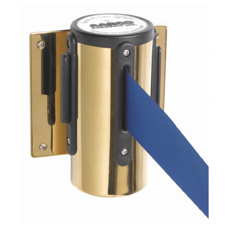 Aarco WM-10BBL WM-10BBL Form-A-Line™ System Wall Mounted Retractable Belt With A Brass Casing