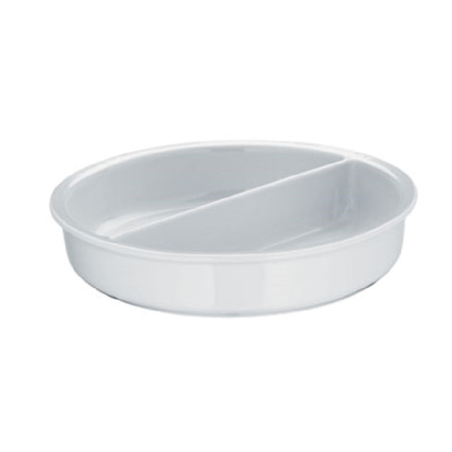 Bauscher Hepp 60.3073.9990 - Chafing Dish Insert, 124 Oz. (62 Oz. Each Side), 13-1/4" Dia. X 2-3/4" Deep